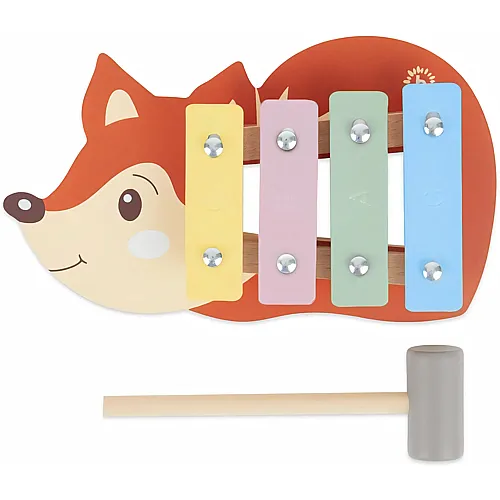 Bieco Fuchs Kinder Xylophon