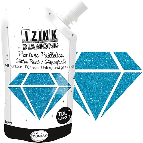 Aladine Izink Diamond Karibik Blau - 80 ml