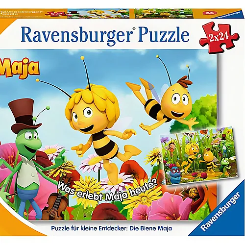 Puzzle fr kleine Entdecker: Die Biene Maja 2x24