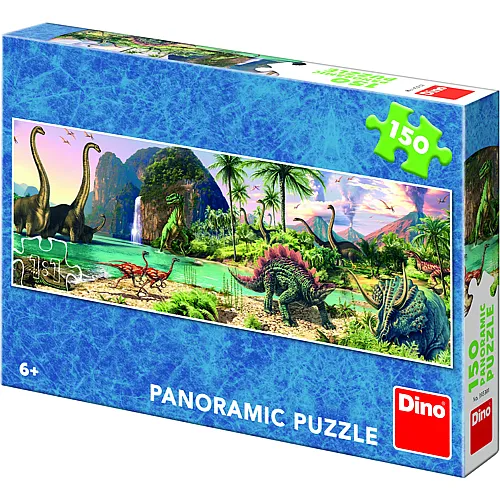 Dino Puzzle Panorama Dinosaurier - 150 Teile