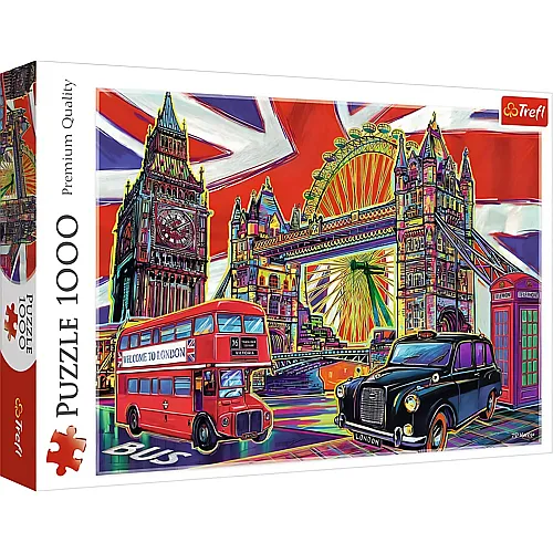 Colours of London - 1000 Teile