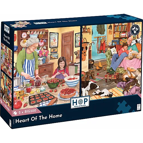 HOP - House of Puzzles 2in1 Heart Of The Home (500Teile)