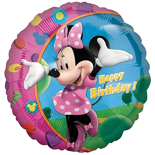 Amscan Folienballon rund Minnie Mouse