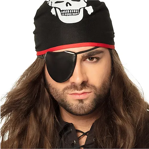 Piraten-Bandana mit Augenklappe