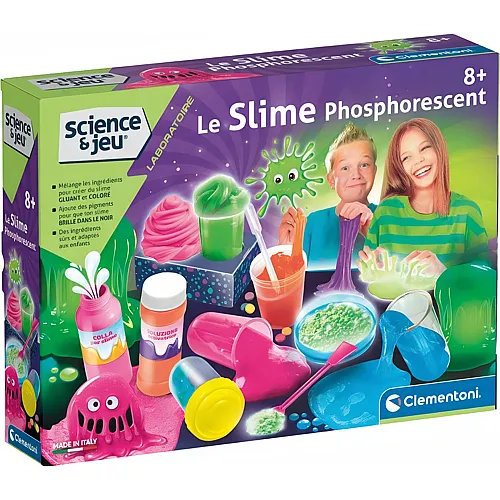 Clementoni science & jeu Le Slime phosphorescent - Fran�ais