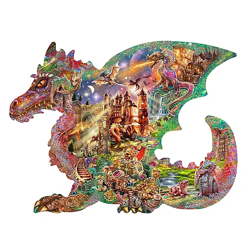 SunsOut Puzzle Puzzle 1000 Teile Dragon's Castle