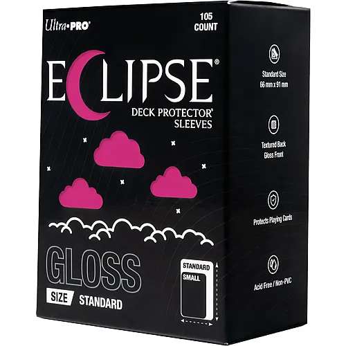 Ultra Pro ECLIPSE Gloss Pink Deck Protector Sleeves Standard (105)