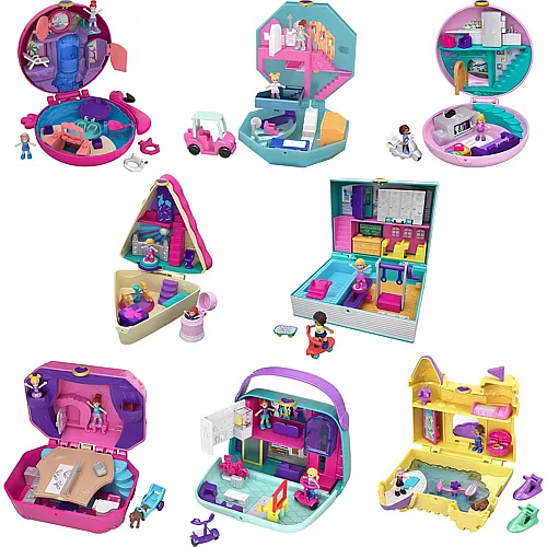 Polly Pocket Pocket World Schatullen Sortiment