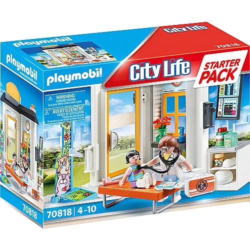 PLAYMOBIL City Life Starter Pack Kinderrztin (70818)