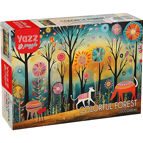 Yazz Puzzle Colorful Forest - 1000 Teile