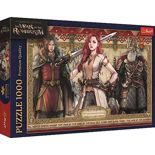 Trefl Puzzle Herr der Ringe: Der Krieg der Rohirrim - 1000 Teile