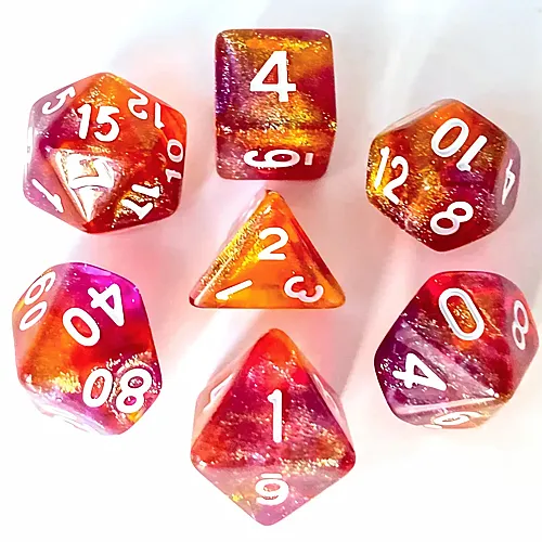 Epic Forge Lot 7 Des Resine Boite Violet ET Orange Paillettes (ml)