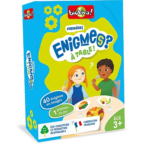 Bioviva Mes Premieres Enigmes A Table ! (FR)