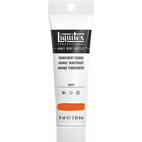 Liquitex Lqx Prof. Heavy Body Acrylfarbe 59ml Tube Transparent Orange
