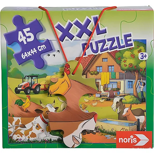 Noris Puzzle Urlaub auf dem Bauernhof (45XXL)