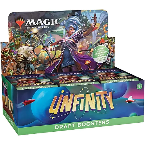 Magic The Gathering Unfinity Draft Boosters - English