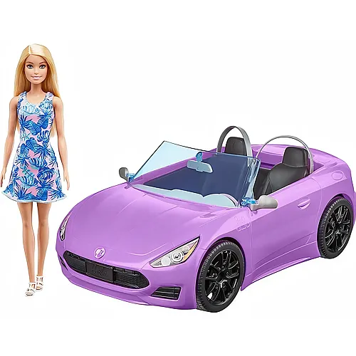 Barbie Puppe mit Cabrio