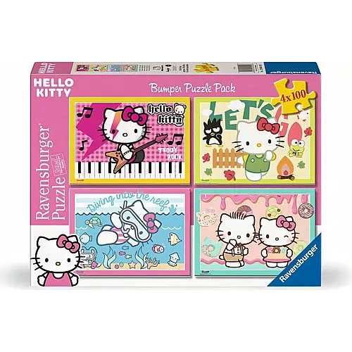 4 in a Box Hello Kitty 4x100