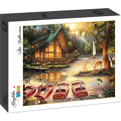 Grafika Puzzle Art Collection Chuck Pinson Grafika Kids Seize the Day - 12 Teile