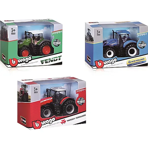 Traktor mit Schwungrad Sortiment