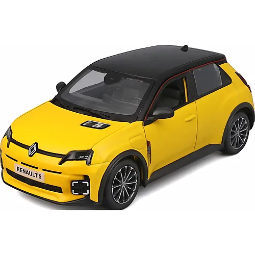 Bburago 1:24 Renault 5 E-Tech Gelb