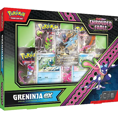 Pok�mon TCG Scarlet & Violet Pok�mon Shrouded Fable Greninja ex Special Illustration Collection - Englisch