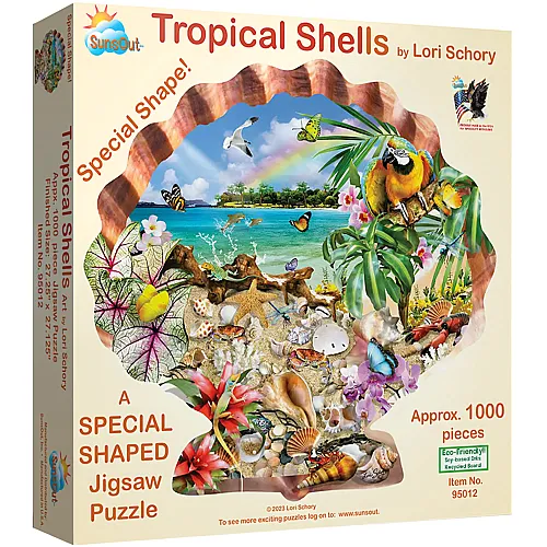 SunsOut Puzzle Lori Schory Tropische Muscheln - 1000 Teile
