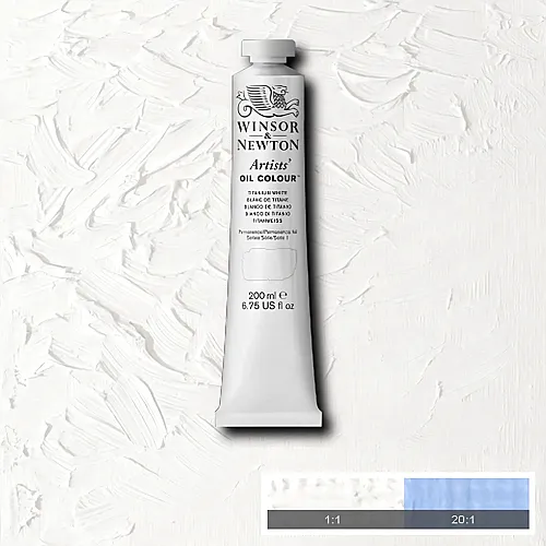 Winsor & Newton W&n Artists' Ölfarbe 200ml Tube Titanweiss