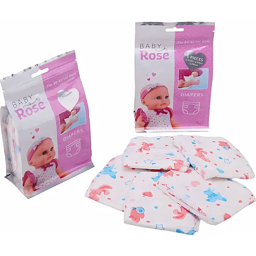 Baby Rose Windeln im Beutel (5Teile)