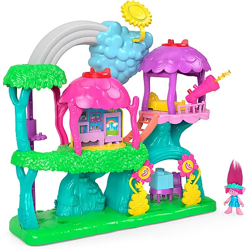 Imaginext Trolls Regenbogen-Baumhaus mit Licht & Sound