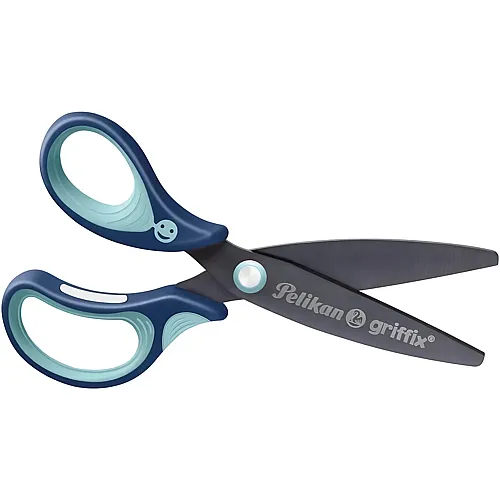 griffix Schulschere rund f�r Linksh�nder Blau