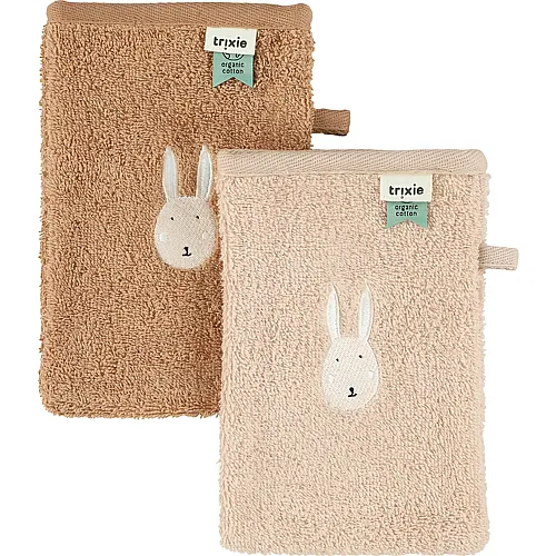 Trixie Waschhandschuh 2er Set Hase Aura