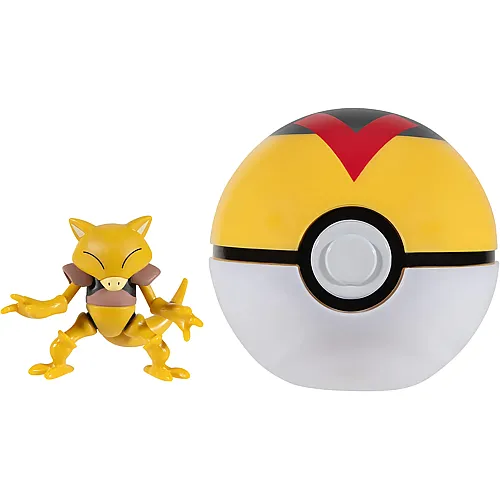 Jazwares Pok�mon Clip 'N' Go Abra und Level Ball Spielset