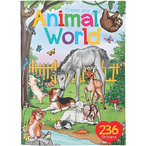 Depesche Stickerbuch Animal World