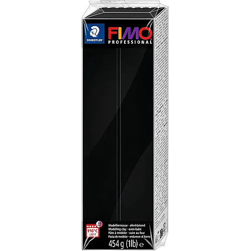 Fimo Professional Modelliermasse Schwarz - 454 g