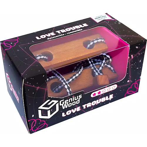 V-Cube Love Trouble 10x3x3cm aus FSC Holz