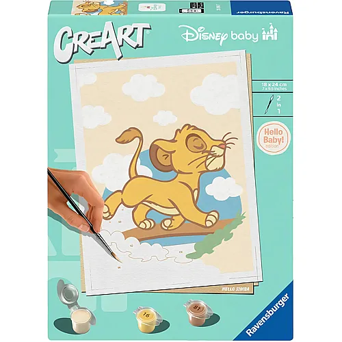 Ravensburger CreArt K�nig der L�wen Malen nach Zahlen Simba