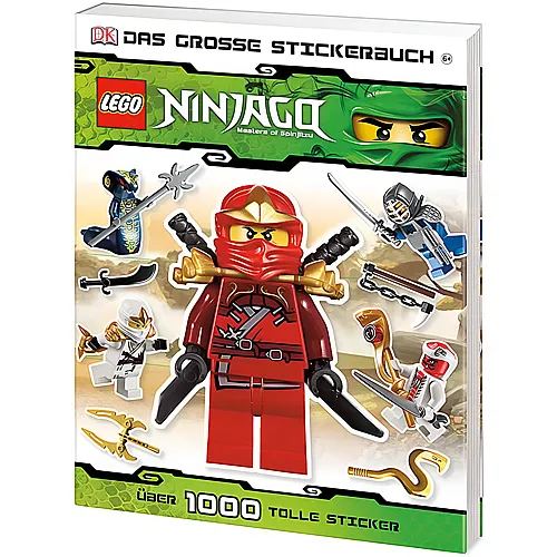 Dorling Kindersley LEGO Das grosse Stickerbuch Ninjago
