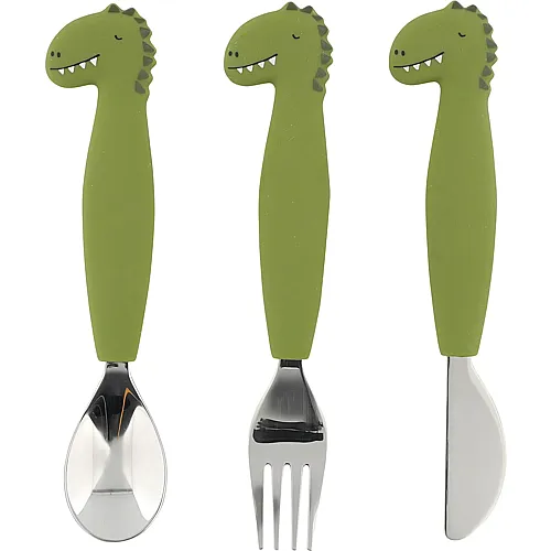 Kinderbesteck mit Silikongriff 3Teile