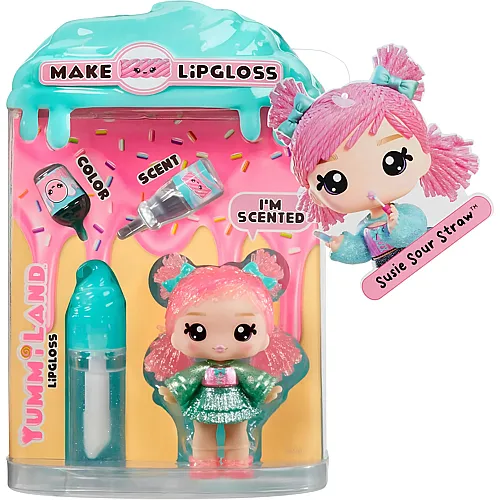 MGA Yummiland Susie Sour Straw mit Lipgloss-Set