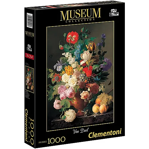 Clementoni Puzzle Museum Collection Van Dael - Blumenvase (1000Teile)
