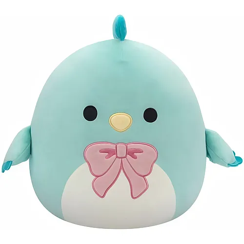 Squishmallows Pl�sch Dolores das Huhn mit Schleife - 20 cm