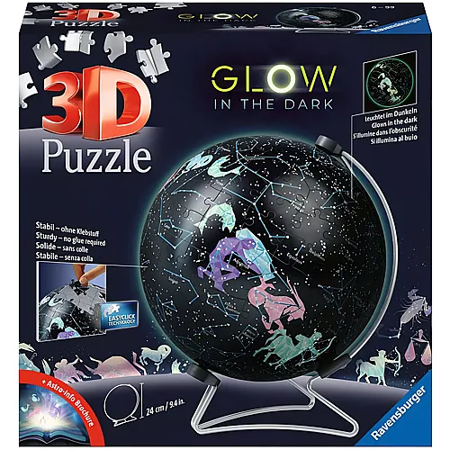 Ravensburger Puzzleball Glow In The Dark Sternenglobus (180Teile)