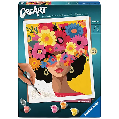 Ravensburger CreArt Malen nach Zahlen - Bl�hende Sch�nheit