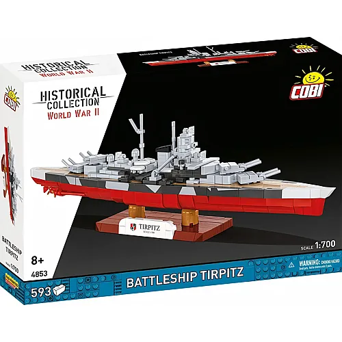 COBI Historical Collection Battleship Tirpitz 4853