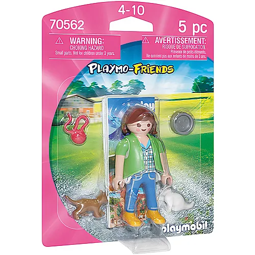 Frau mit Katzenbabys 70562