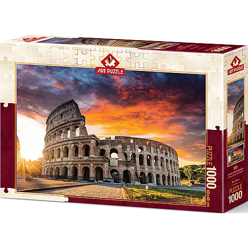 Art Puzzle Sonnenuntergang �ber dem Kolosseum - 1000 Teile