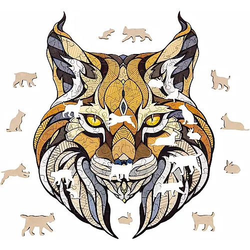 Eco Wood Art Holzpuzzle Luchs