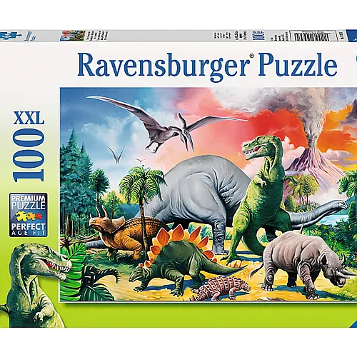 Ravensburger Puzzle Unter Dinosauriern (100XXL)