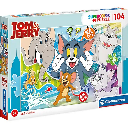 Clementoni Puzzle Supercolor Tom & Jerry (104Teile)